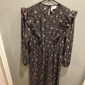 Full Length Floral Dress